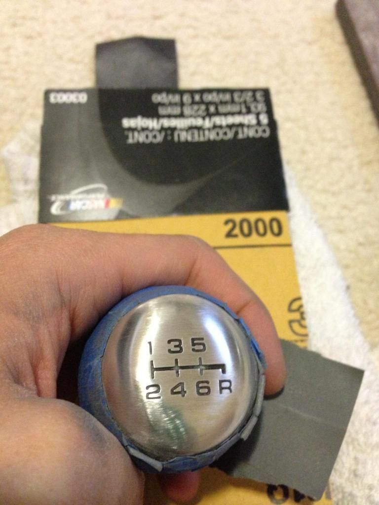 DIY Shift Knob Refinish Drive Accord Honda Forums